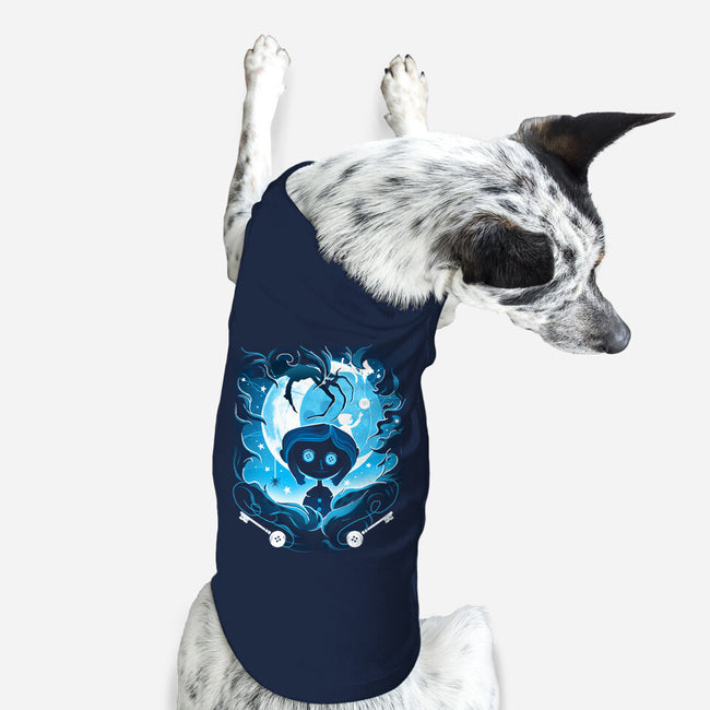 Darkness Button-Dog-Basic-Pet Tank-Vallina84