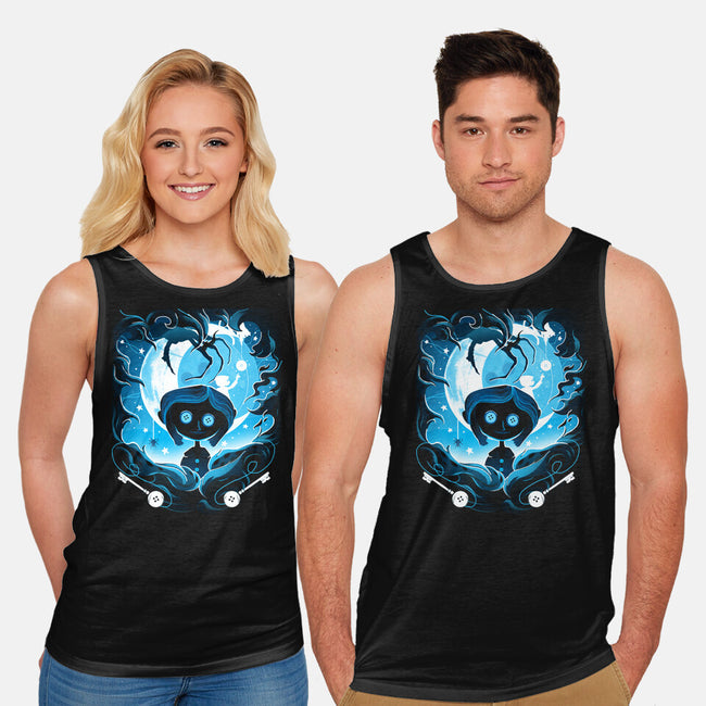 Darkness Button-Unisex-Basic-Tank-Vallina84