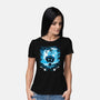 Darkness Button-Womens-Basic-Tee-Vallina84