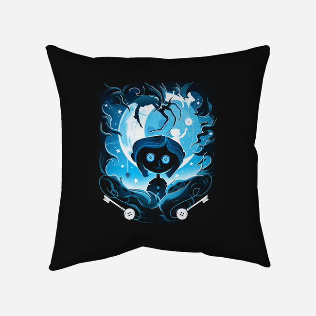 Darkness Button-None-Removable Cover w Insert-Throw Pillow-Vallina84