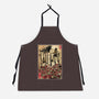 The King Of Monsters In Maria's Wall-Unisex-Kitchen-Apron-DrMonekers