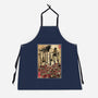 The King Of Monsters In Maria's Wall-Unisex-Kitchen-Apron-DrMonekers