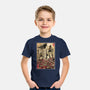 The King Of Monsters In Maria's Wall-Youth-Basic-Tee-DrMonekers