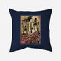 The King Of Monsters In Maria's Wall-None-Removable Cover w Insert-Throw Pillow-DrMonekers