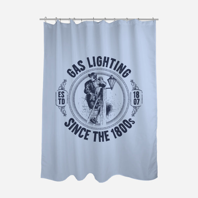 Gas Lighting-None-Polyester-Shower Curtain-rocketman_art