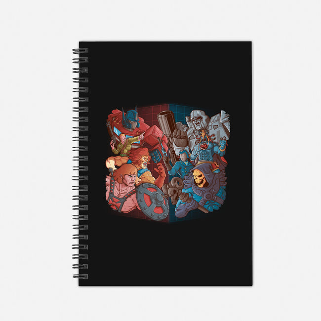 Cartoon Clash-None-Dot Grid-Notebook-Skullpy