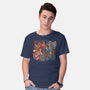 Cartoon Clash-Mens-Basic-Tee-Skullpy