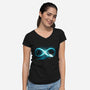 Infinity Dragon-Womens-V-Neck-Tee-Vallina84