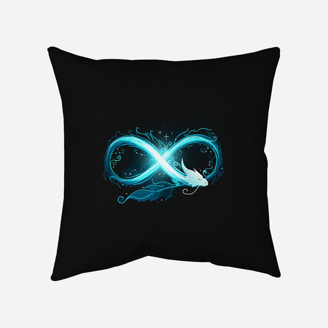 Infinity Dragon-None-Removable Cover-Throw Pillow-Vallina84