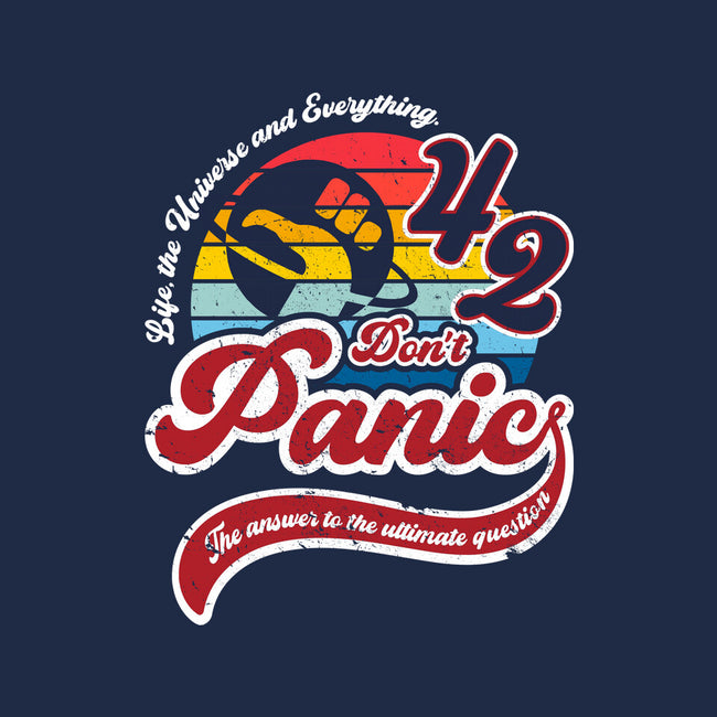 Don't Panic 42-Mens-Long Sleeved-Tee-DrMonekers