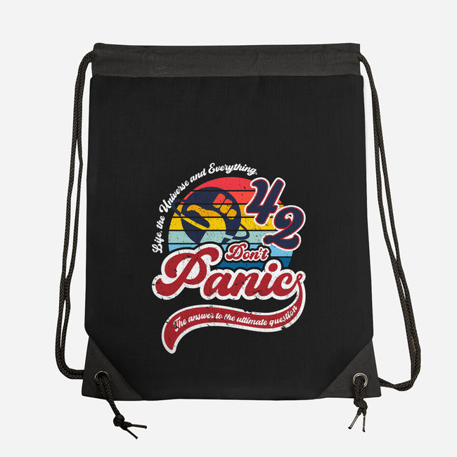 Don't Panic 42-None-Drawstring-Bag-DrMonekers