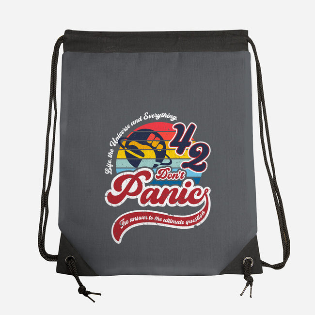 Don't Panic 42-None-Drawstring-Bag-DrMonekers