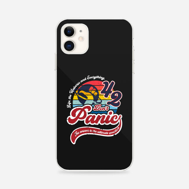 Don't Panic 42-iPhone-Snap-Phone Case-DrMonekers