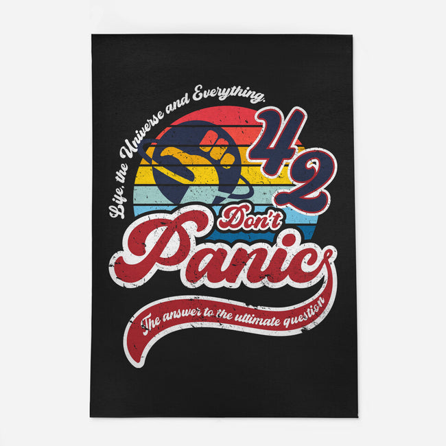 Don't Panic 42-None-Outdoor-Rug-DrMonekers