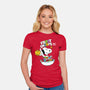 Froot Snoops-Womens-Fitted-Tee-grevalra