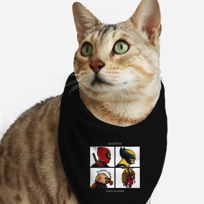 Saving The Multiverse-Cat-Bandana-Pet Collar-grevalra