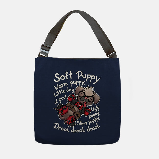 Soft Dogpool-None-Adjustable Tote-Bag-Cattoc_C