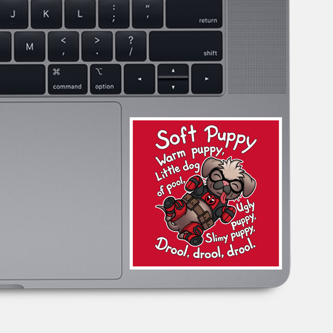 Soft Dogpool-None-Glossy-Sticker-Cattoc_C