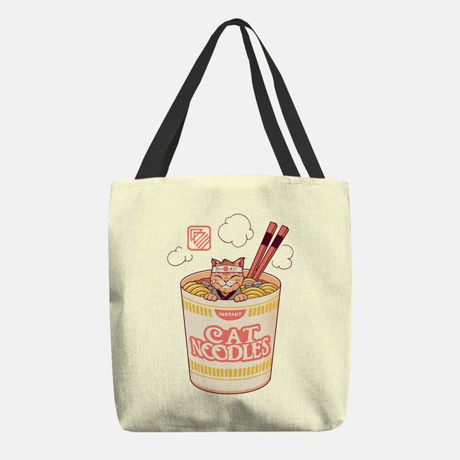 Instant Cat Noodles-None-Basic Tote-Bag-vp021