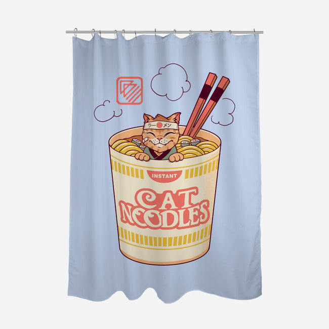 Instant Cat Noodles-None-Polyester-Shower Curtain-vp021