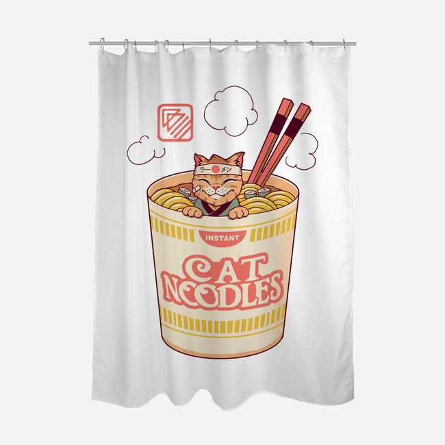 Instant Cat Noodles-None-Polyester-Shower Curtain-vp021