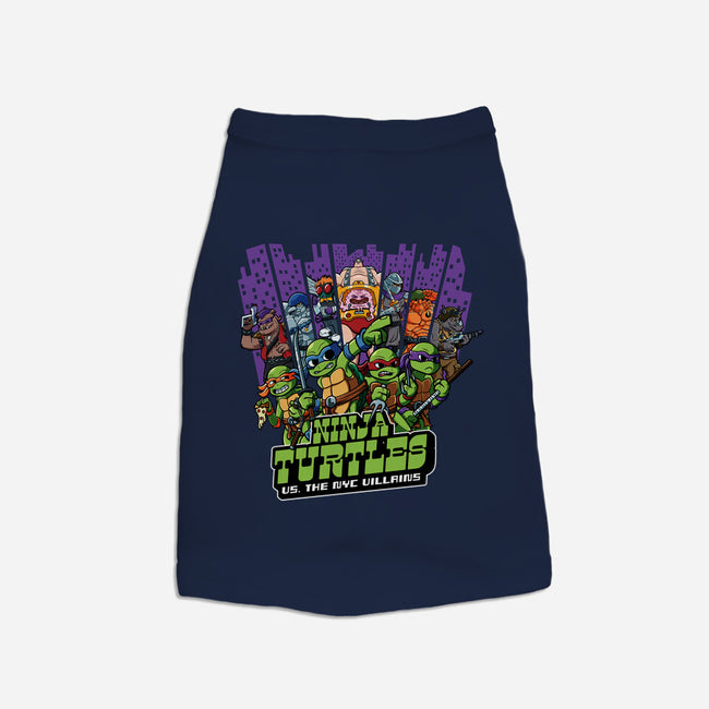 Ninja Turtles Vs The NYC Villains-Cat-Basic-Pet Tank-Jc Jows