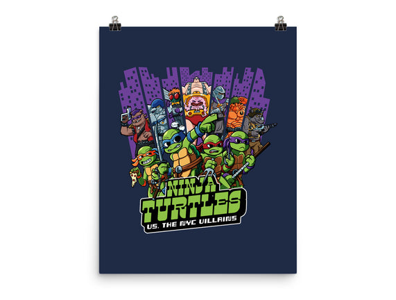 Ninja Turtles Vs The NYC Villains