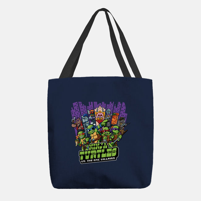 Ninja Turtles Vs The NYC Villains-None-Basic Tote-Bag-Jc Jows