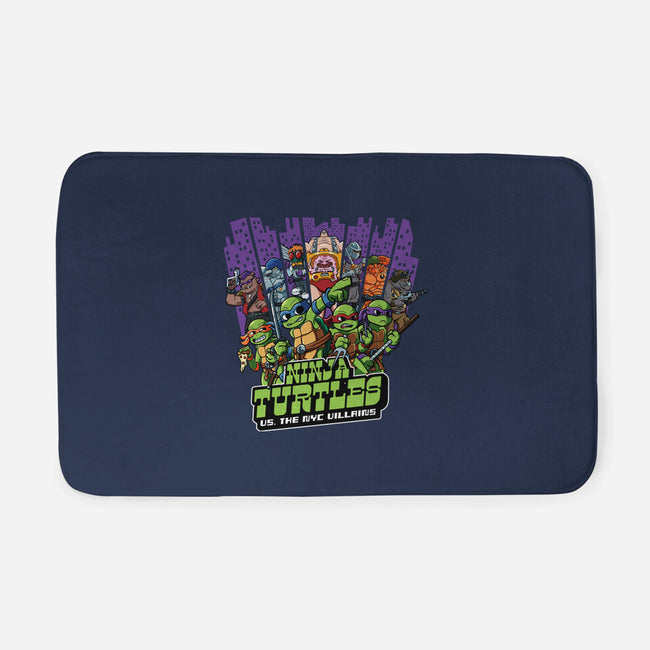 Ninja Turtles Vs The NYC Villains-None-Memory Foam-Bath Mat-Jc Jows