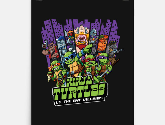 Ninja Turtles Vs The NYC Villains