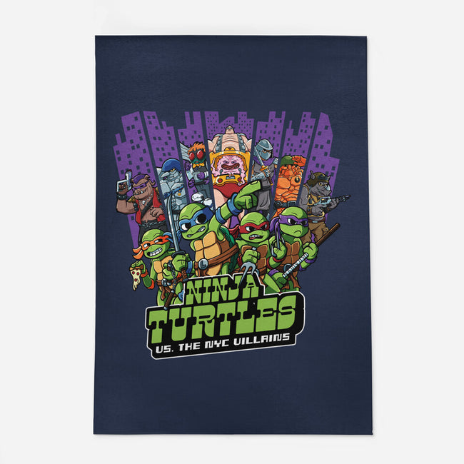 Ninja Turtles Vs The NYC Villains-None-Outdoor-Rug-Jc Jows