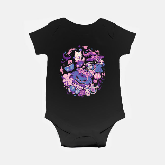 Mage Spell-Baby-Basic-Onesie-eduely