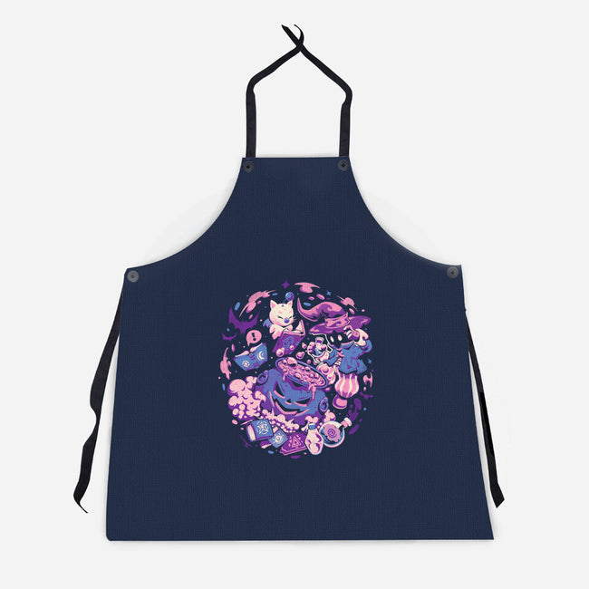 Mage Spell-Unisex-Kitchen-Apron-eduely