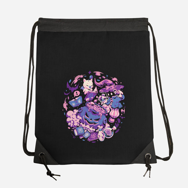 Mage Spell-None-Drawstring-Bag-eduely