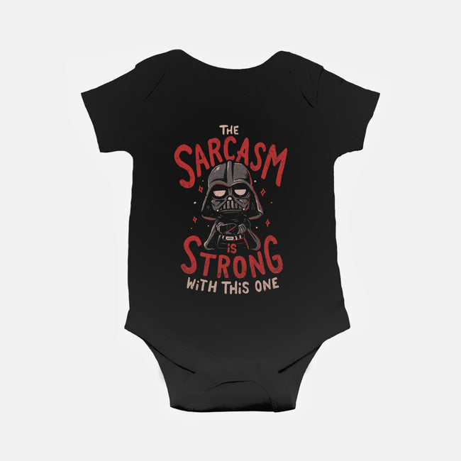 The Sarcasm Is Strong With This One-Baby-Basic-Onesie-Arigatees