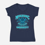 Miskatonic Metaphysics Dept-Womens-V-Neck-Tee-drbutler