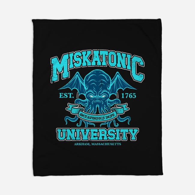 Miskatonic Metaphysics Dept-None-Fleece-Blanket-drbutler