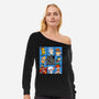 The Brainy Bunch-Womens-Off Shoulder-Sweatshirt-drbutler