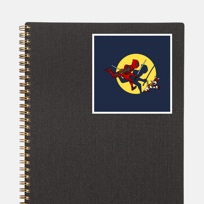 The Adventures Of Deadpool-None-Glossy-Sticker-drbutler