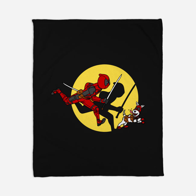 The Adventures Of Deadpool-None-Fleece-Blanket-drbutler