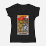 The Droids Tarot-Womens-V-Neck-Tee-drbutler