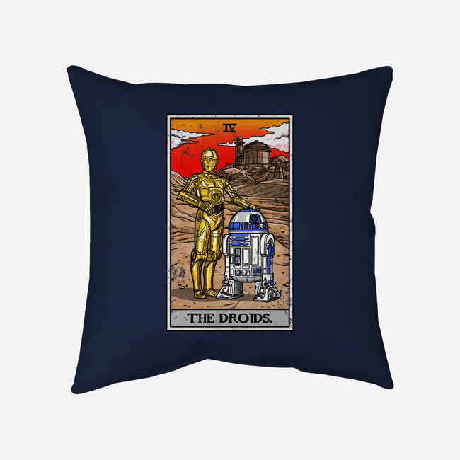 The Droids Tarot-None-Non-Removable Cover w Insert-Throw Pillow-drbutler