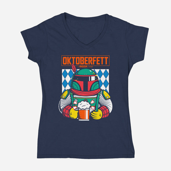 A Beer Story-Womens-V-Neck-Tee-krisren28