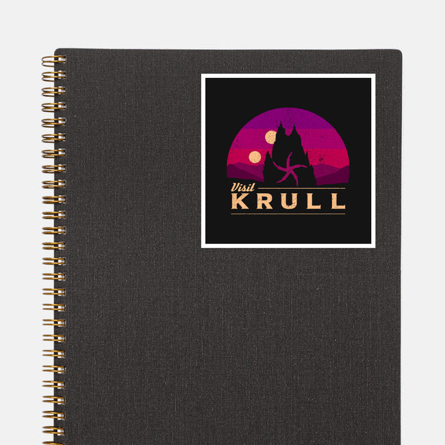 Visit Krull-None-Glossy-Sticker-sachpica