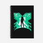 The Rogue-None-Dot Grid-Notebook-rocketman_art