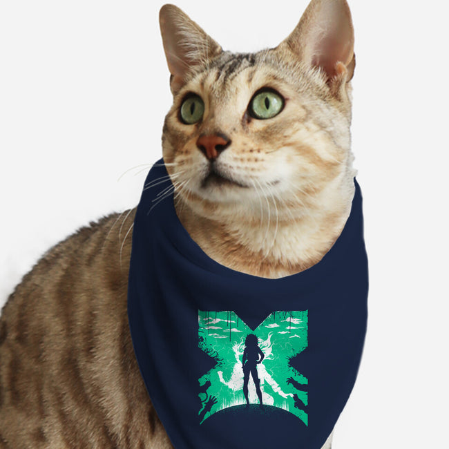 The Rogue-Cat-Bandana-Pet Collar-rocketman_art