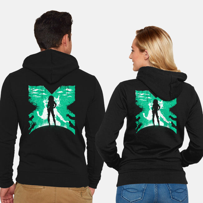 The Rogue-Unisex-Zip-Up-Sweatshirt-rocketman_art