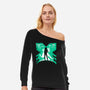 The Rogue-Womens-Off Shoulder-Sweatshirt-rocketman_art