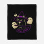 Witch Cat Stay Spooky-None-Fleece-Blanket-xMorfina