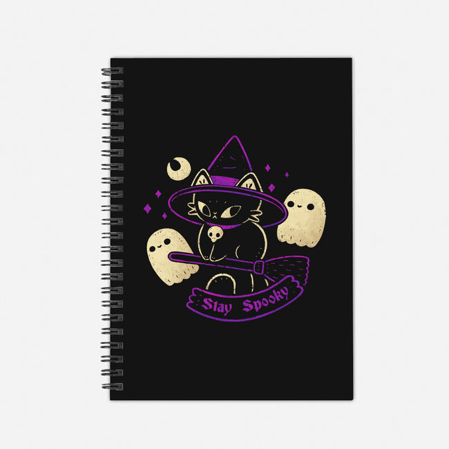 Witch Cat Stay Spooky-None-Dot Grid-Notebook-xMorfina